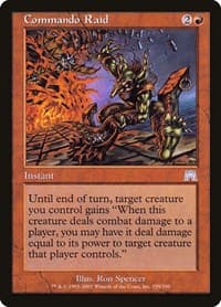 Commando Raid - Onslaught - Magic: The Gathering card