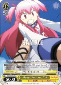 Mount Position, Yui - Angel Beats! Re:Edit - Weiss Schwarz card