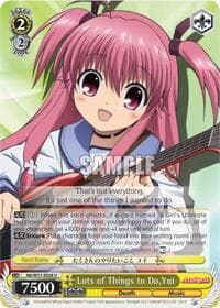 Lots of Things to Do, Yui - Angel Beats! Re:Edit - Weiss Schwarz card