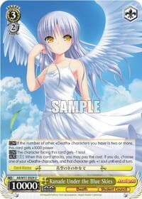 Kanade Under the Blue Skies - Angel Beats! Re:Edit - Weiss Schwarz card