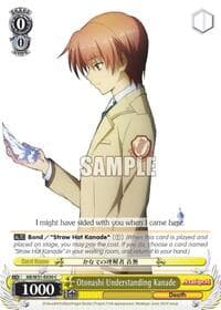Otonashi Understanding Kanade - Angel Beats! Re:Edit - Weiss Schwarz card