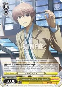 Memories of the Beat, Otonashi - Angel Beats! Re:Edit - Weiss Schwarz card