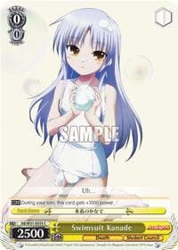 Swimsuit Kanade - Angel Beats! Re:Edit - Weiss Schwarz card