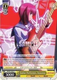 Guitar Performer, Iwasawa - Angel Beats! Re:Edit - Weiss Schwarz card