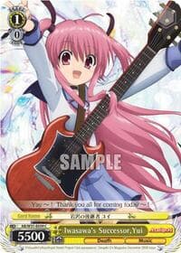 Iwasawa's Successor, Yui - Angel Beats! Re:Edit - Weiss Schwarz card