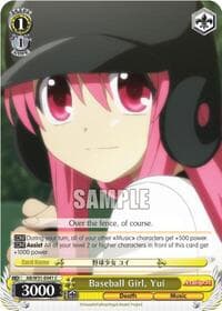 Baseball Girl, Yui - Angel Beats! Re:Edit - Weiss Schwarz card