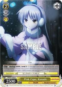 Pink Cape, Kanade - Angel Beats! Re:Edit - Weiss Schwarz card