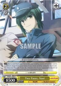 Two Faces, Naoi - Angel Beats! Re:Edit - Weiss Schwarz card
