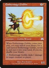 Embermage Goblin - Onslaught - Magic: The Gathering card