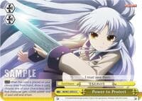 Power to Protect - Angel Beats! Re:Edit - Weiss Schwarz card