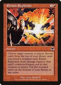 Erratic Explosion - Onslaught - Magic: The Gathering card