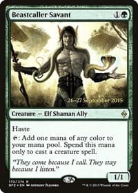 Beastcaller Savant - Prerelease Cards - Magic: The Gathering card