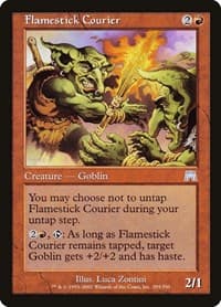 Flamestick Courier - Onslaught - Magic: The Gathering card