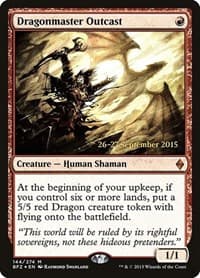 Dragonmaster Outcast - Prerelease Cards - Magic: The Gathering card