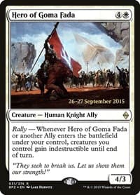 Hero of Goma Fada - Prerelease Cards - Magic: The Gathering card
