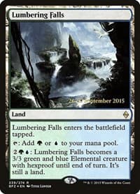 Lumbering Falls - Prerelease Cards - Magic: The Gathering card