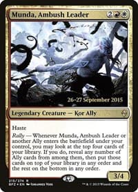 Munda, Ambush Leader - Prerelease Cards - Magic: The Gathering card