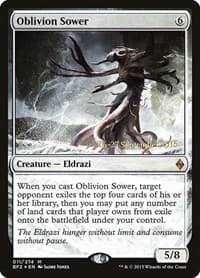 Oblivion Sower - Prerelease Cards - Magic: The Gathering card