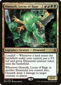 Omnath, Locus of Rage - Prerelease Cards - Magic: The Gathering card