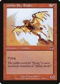 Goblin Sky Raider - Onslaught - Magic: The Gathering card