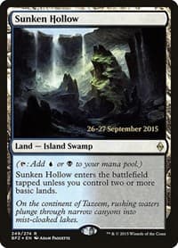 Sunken Hollow - Prerelease Cards - Magic: The Gathering card
