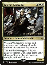 Veteran Warleader - Prerelease Cards - Magic: The Gathering card