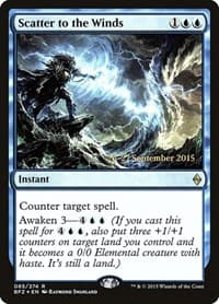 Scatter to the Winds - Prerelease Cards - Magic: The Gathering card