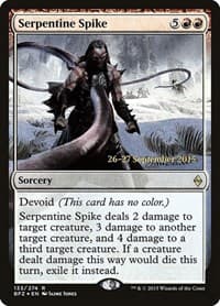 Serpentine Spike - Prerelease Cards - Magic: The Gathering card