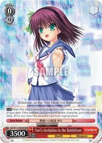 Yuri's Invitation to the Battlefront (RRR) - Angel Beats! Re:Edit - Weiss Schwarz card