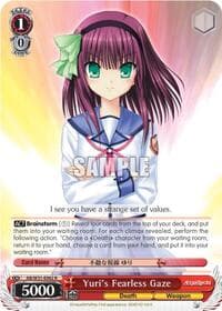 Yuri's Fearless Gaze - Angel Beats! Re:Edit - Weiss Schwarz card