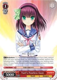 Yuri's Fearless Gaze (RRR) - Angel Beats! Re:Edit - Weiss Schwarz card