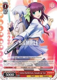 United Battlefront, Kanade & Yuri (RRR) - Angel Beats! Re:Edit - Weiss Schwarz card