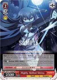 Highly Skilled Shiina (RRR) - Angel Beats! Re:Edit - Weiss Schwarz card