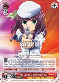 Yuri Defying an Unreasonable Fate - Angel Beats! Re:Edit - Weiss Schwarz card