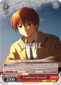Conflicted Otonashi - Angel Beats! Re:Edit - Weiss Schwarz card