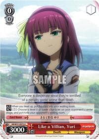 Like a Villian, Yuri - Angel Beats! Re:Edit - Weiss Schwarz card