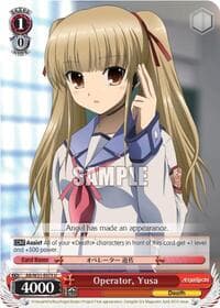 Operator, Yusa - Angel Beats! Re:Edit - Weiss Schwarz card