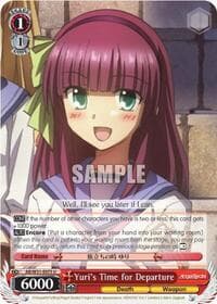 Yuri's Time for Departure - Angel Beats! Re:Edit - Weiss Schwarz card