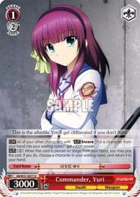 Commander, Yuri - Angel Beats! Re:Edit - Weiss Schwarz card
