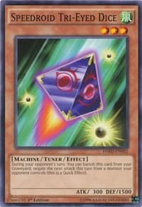 Speedroid Tri-Eyed Dice - High-Speed Riders - YuGiOh card