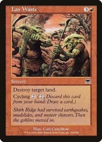 Lay Waste - Onslaught - Magic: The Gathering card