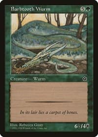 Barbtooth Wurm - Portal Second Age - Magic: The Gathering card