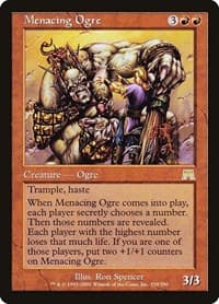 Menacing Ogre - Onslaught - Magic: The Gathering card