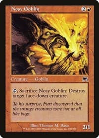 Nosy Goblin - Onslaught - Magic: The Gathering card