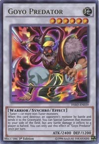 Goyo Predator - High-Speed Riders - YuGiOh card