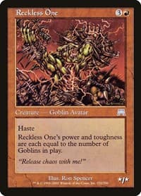 Reckless One - Onslaught - Magic: The Gathering card