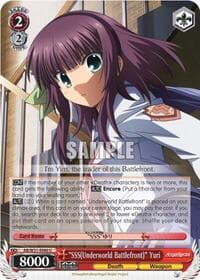 "SSS(Underworld Battlefront)" Yuri - Angel Beats! Re:Edit - Weiss Schwarz card