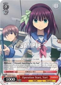 Operation Start, Yuri - Angel Beats! Re:Edit - Weiss Schwarz card