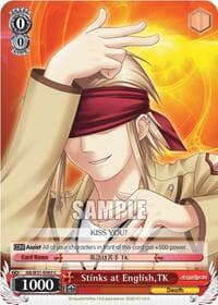 Stinks at English, TK - Angel Beats! Re:Edit - Weiss Schwarz card