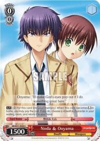 Noda & Ooyama - Angel Beats! Re:Edit - Weiss Schwarz card